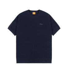 Load image into Gallery viewer, WAVE KNIT SS SHIRT - DARK INDIGO
