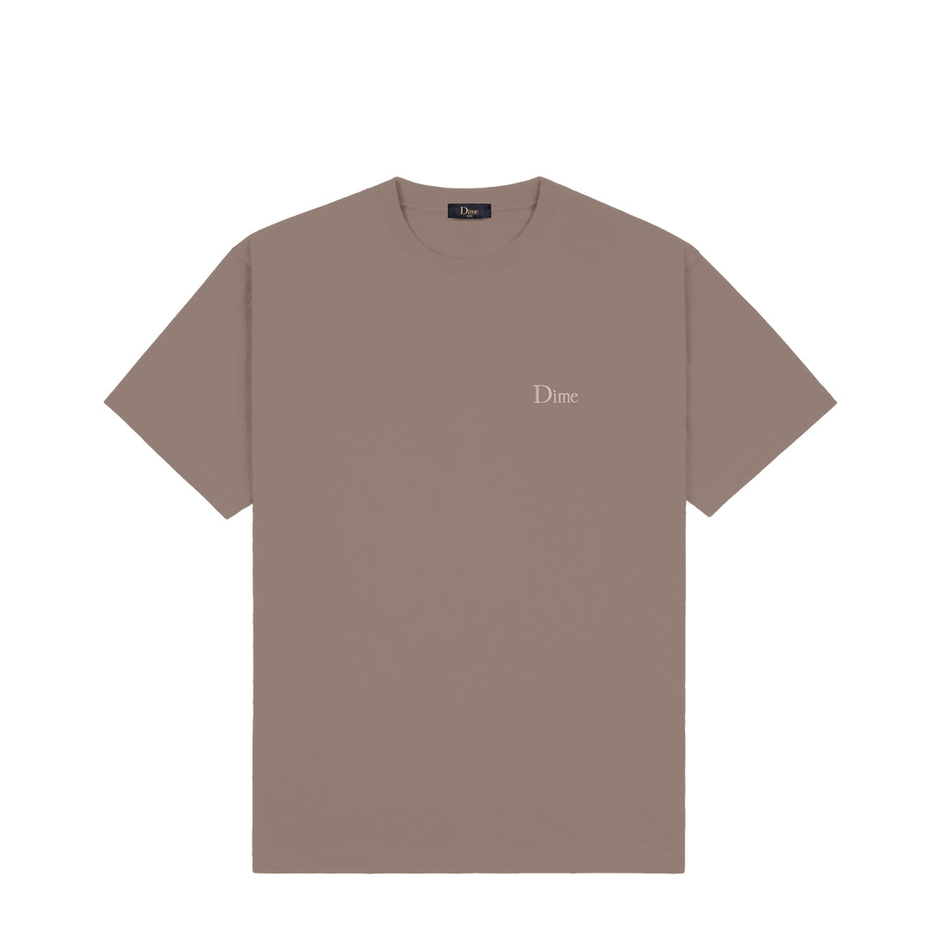 CLASSIC SMALL LOGO T-SHIRT - DEEP SEPIA