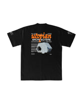 Load image into Gallery viewer, UTOPIAN ARCHITECTURE TEE - BLACK
