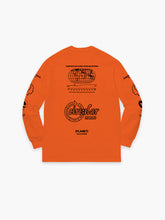 Load image into Gallery viewer, UPCYCLED UTOPIA LONGSLEEVE T SHIRT - ORANGE
