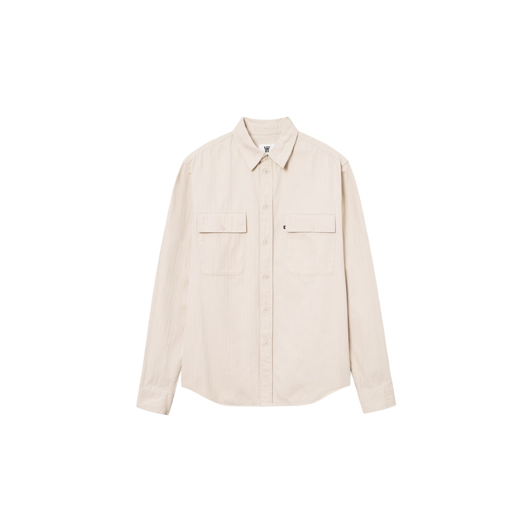 WWAXL TWILL SHIRT - OYSTER