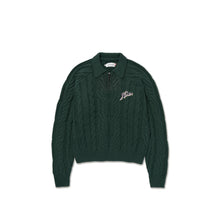 Load image into Gallery viewer, CABLE ZIP LEISURE HENLEY - GREEN
