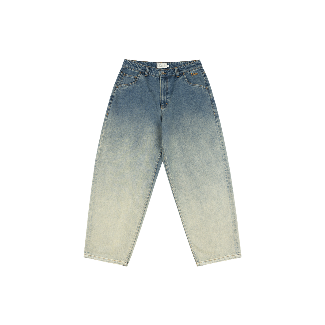 CLASSIC BAGGY DENIM PANTS - DIPPED SANDBLASTED INDIGO