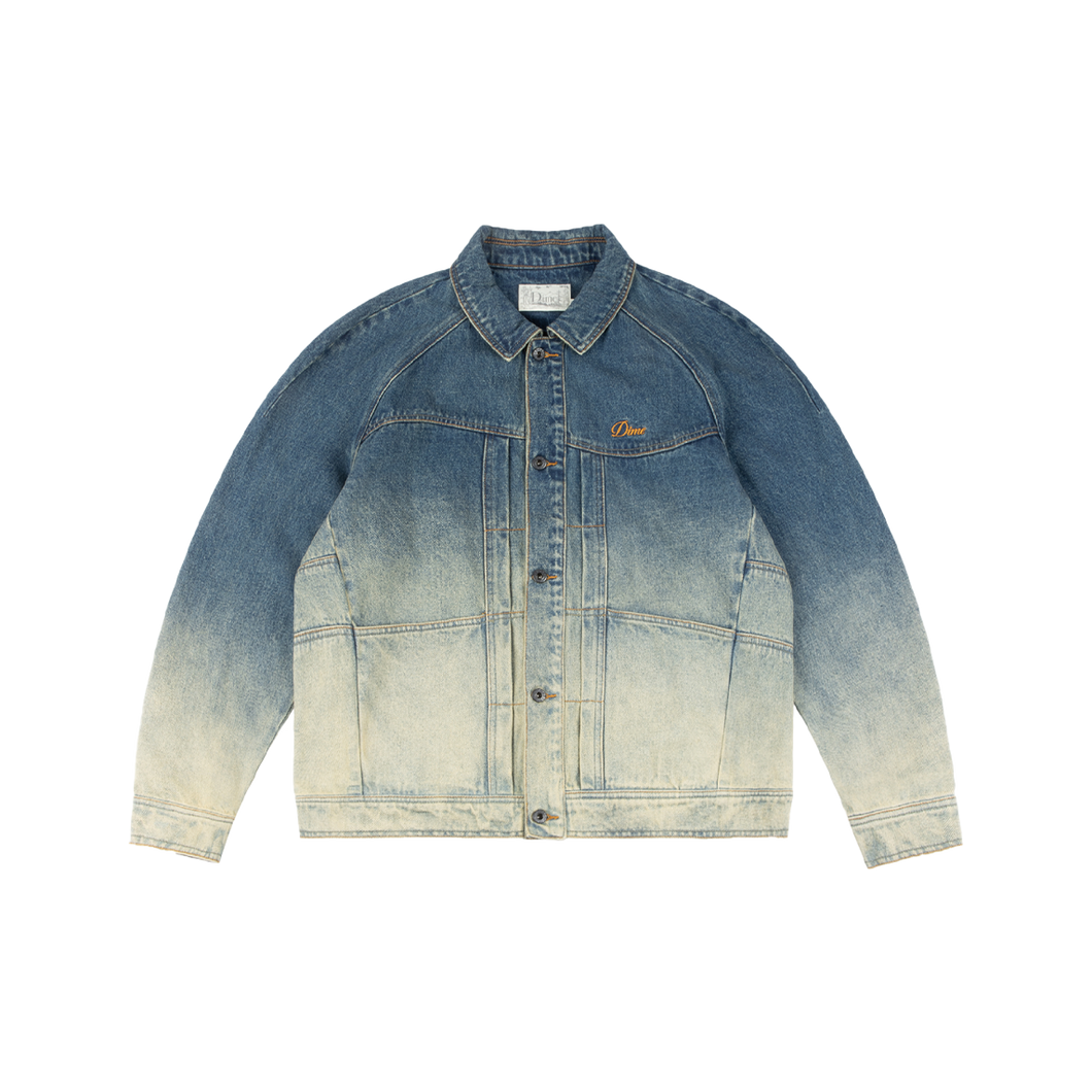 DENIM JACKET - DIPPED SANDBLASTED INDIGO