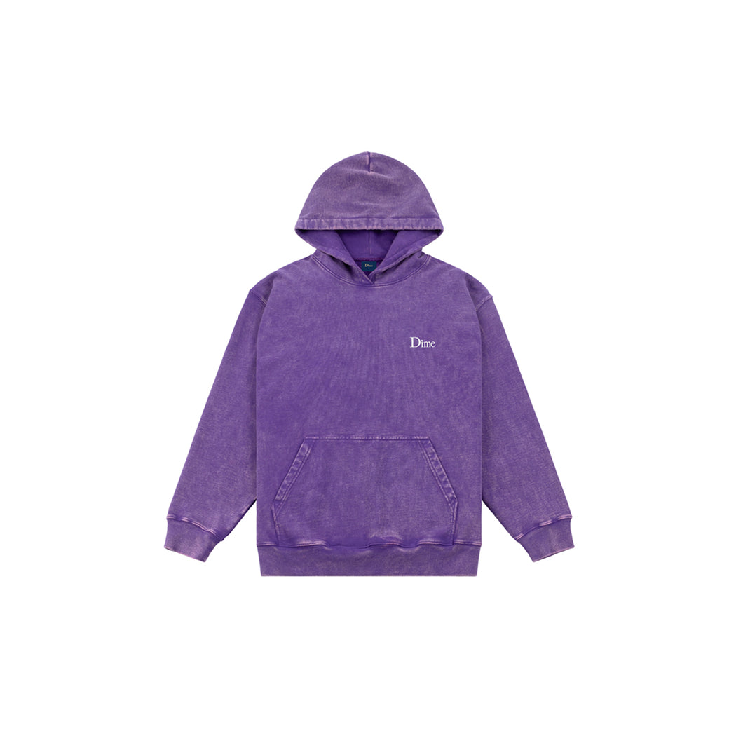 CLASSIC FRENCH TERRY HOODIE - FADED IRIS
