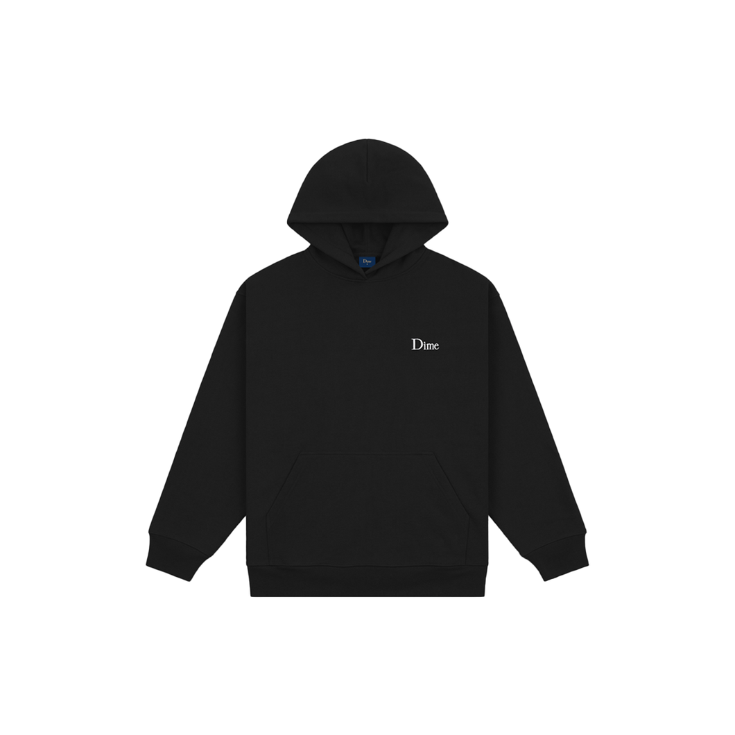 CLASSIC SMALL LOGO HOODIE - BLACK