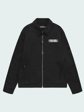 Load image into Gallery viewer, WOVEN LOGO OVERLAY TECH OVERSHIRT - BLACK
