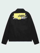 Load image into Gallery viewer, WOVEN LOGO OVERLAY TECH OVERSHIRT - BLACK
