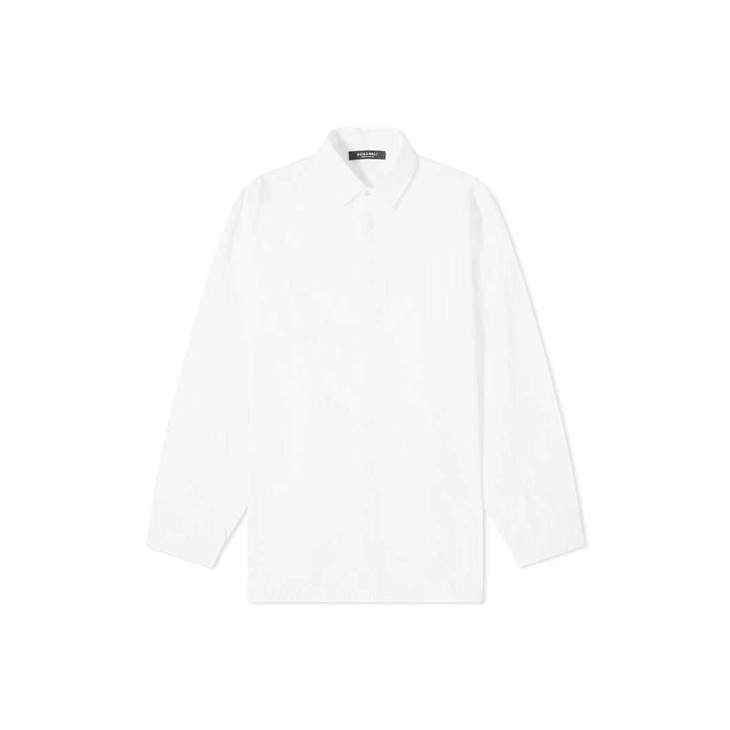 WOVEN CONTRAST PANEL SHIRT - PORC