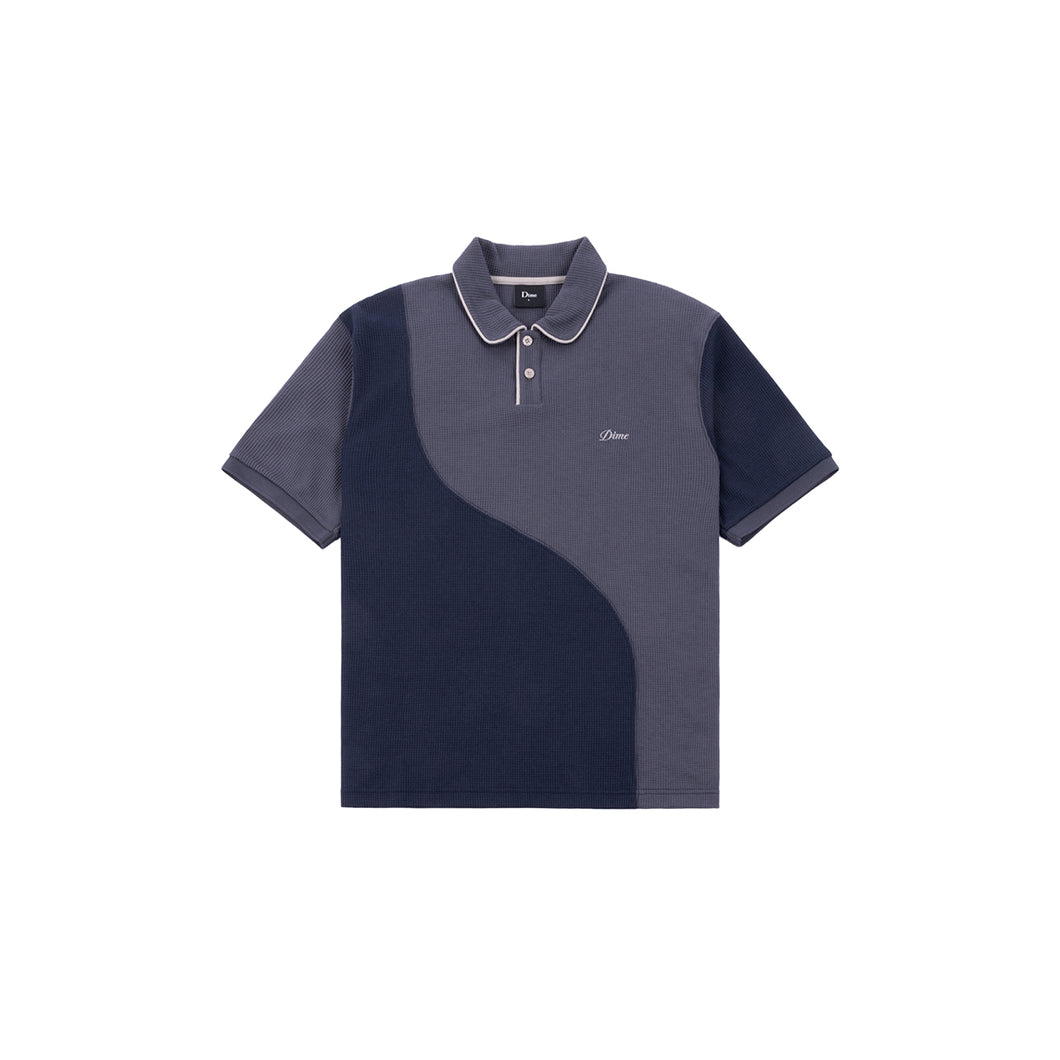 WAFFLE POLO - INDIGO