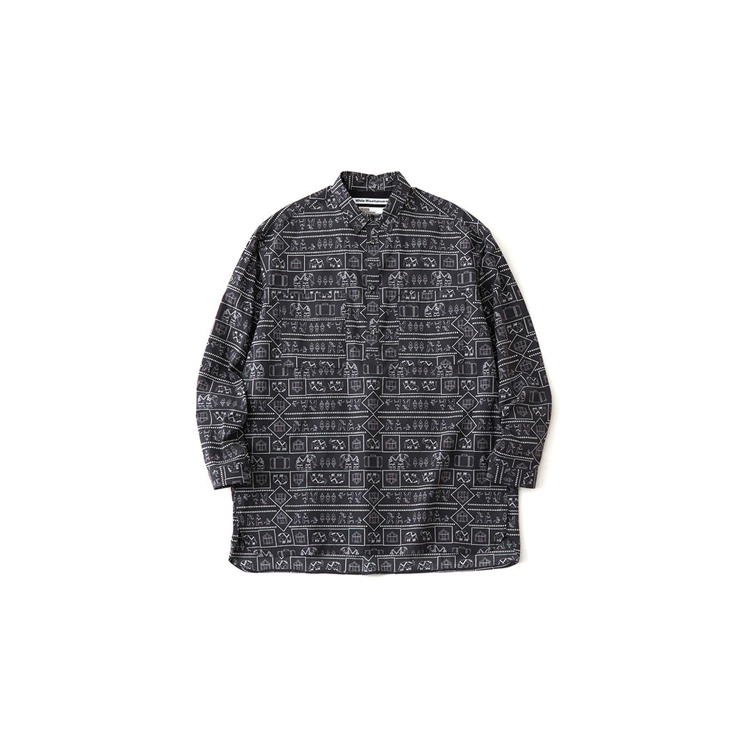 ELEPHANT PULLOVER SHIRT - NAVY