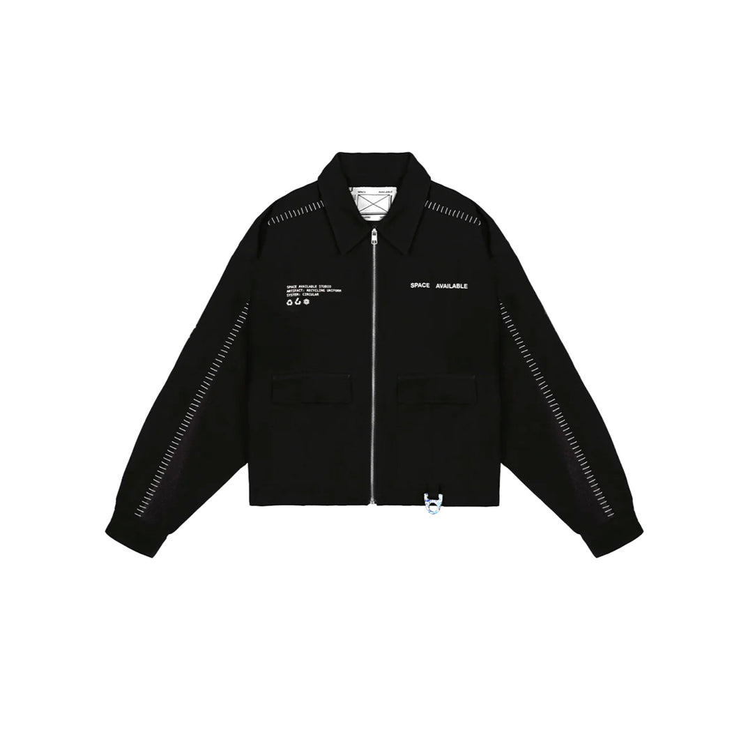 RECYCLING TEAM JACKET - BLACK