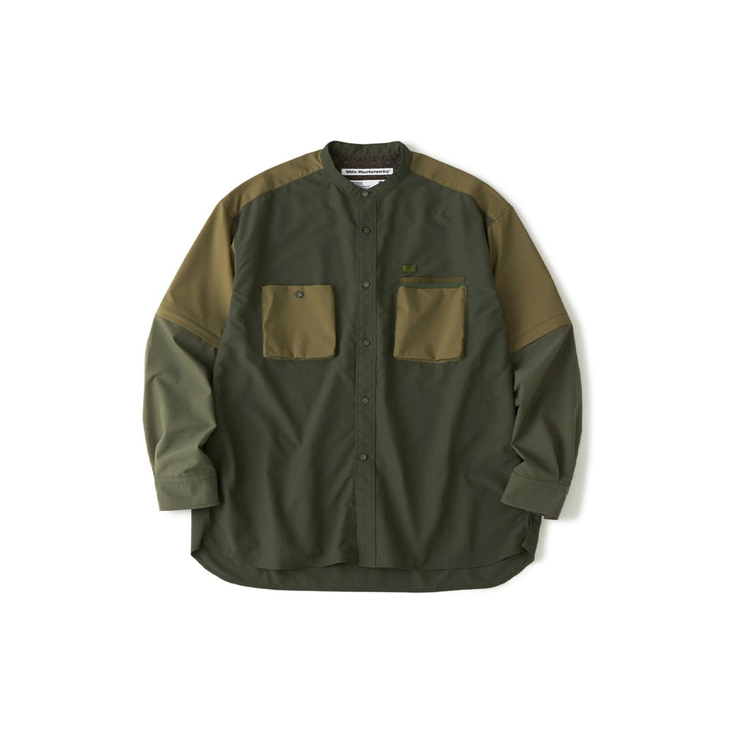 RIPSTOP ZIP OFF SHIRT - KHAKI