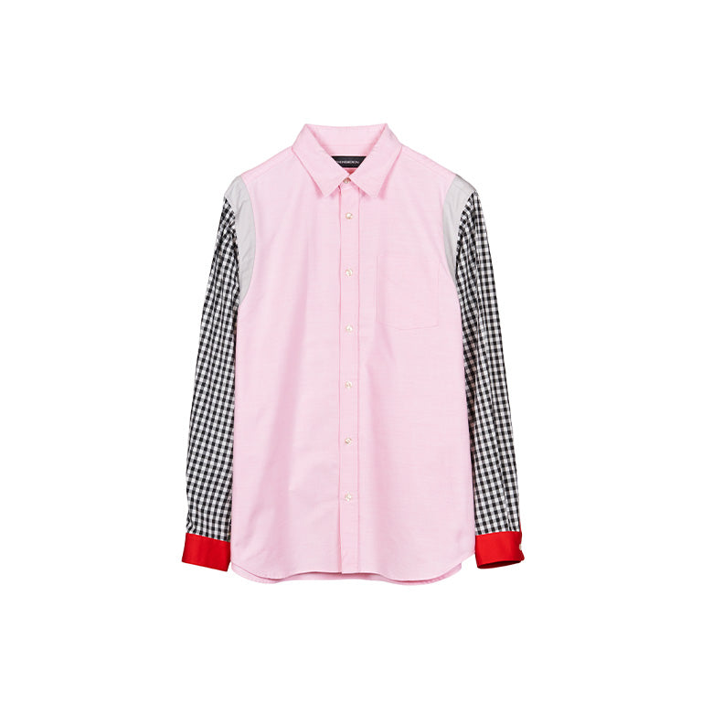 CRAZY PATTERN OXFORD SHIRTS - PINK