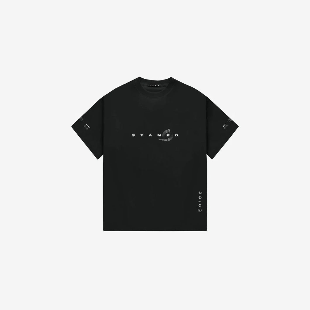 STAMPD SOUND SYSTEM RELAXED TEE - BLACK