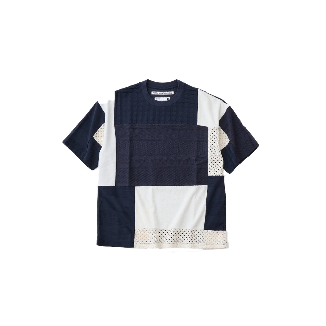 PATCHWORK T-SHIRT - NAVY