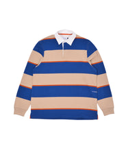 Load image into Gallery viewer, STRIPED RUGBY POLO -  WHITE PEPPER
