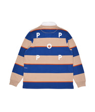 Load image into Gallery viewer, STRIPED RUGBY POLO -  WHITE PEPPER
