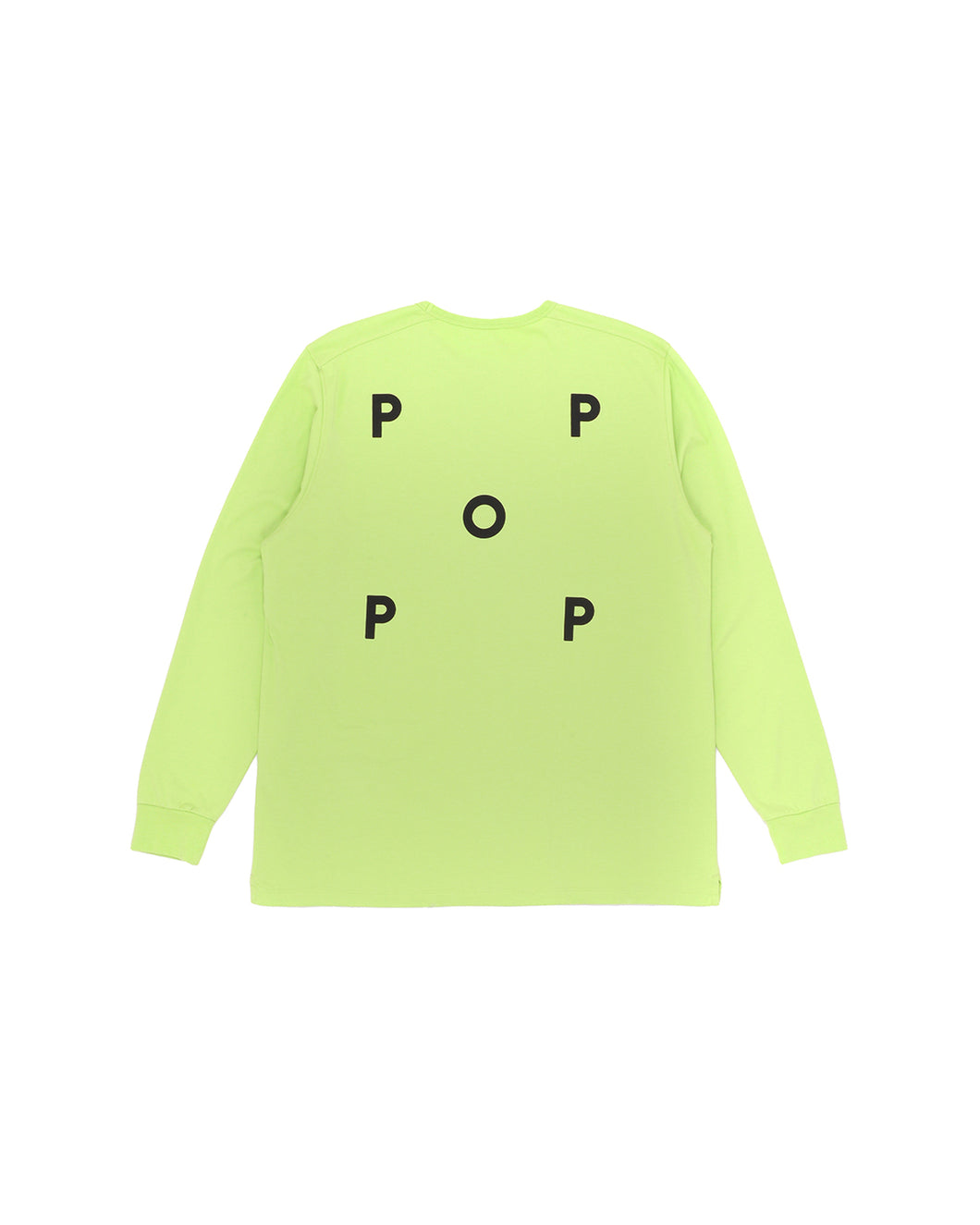 POP LOGO LONGSLEEVE T SHIRT - JADE LIME