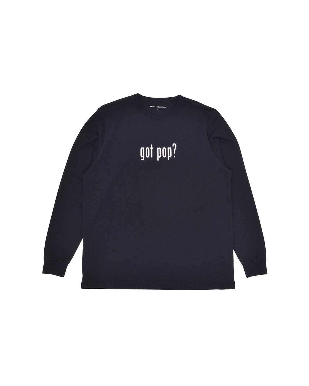 POP GOT POP LONGSLEEVE - BLACK