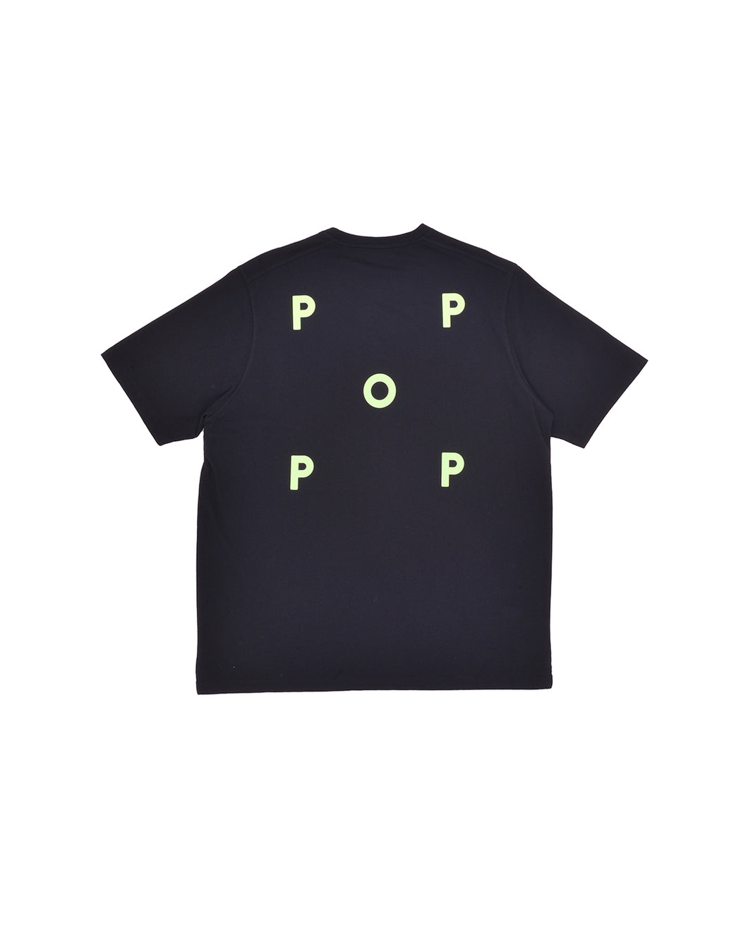 POP LOGO T-SHIRT - BLACK/JADE LIME
