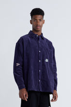 Load image into Gallery viewer, CORDUROY LS OVERSIZED SHIRT - BLUEPRINT
