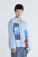 Load image into Gallery viewer, SADIE LASKA PIECES LS SHIRT - SMOCK BLUE
