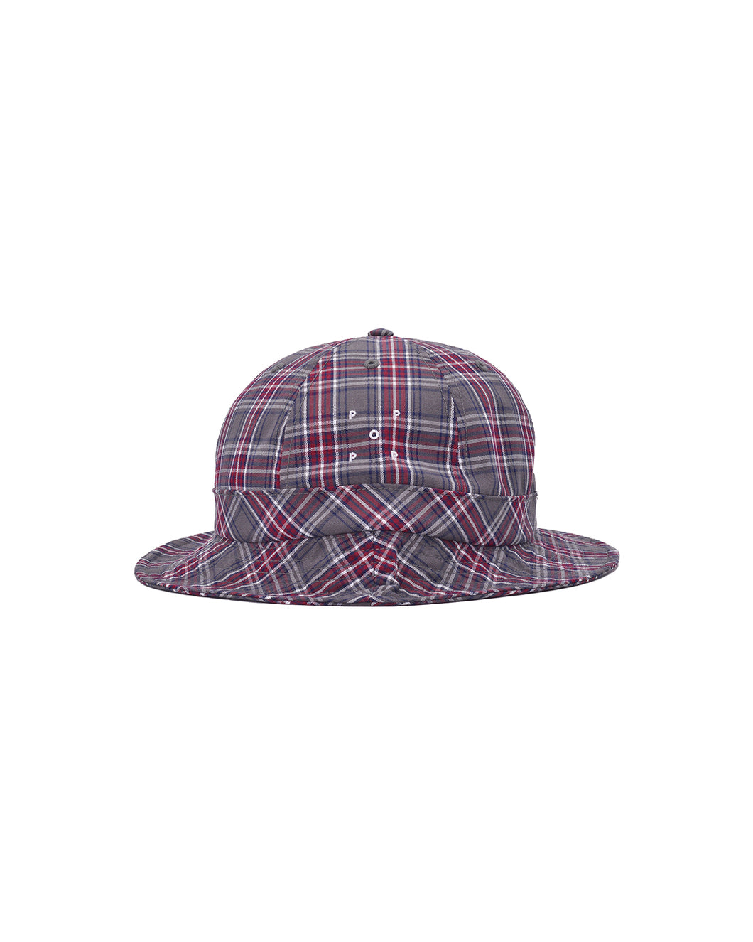 POP CHECKED BELL HAT - GREY CHECK