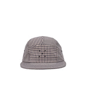 Load image into Gallery viewer, POP FIVE PANEL HAT - BLACK/WHITE GINGHAM
