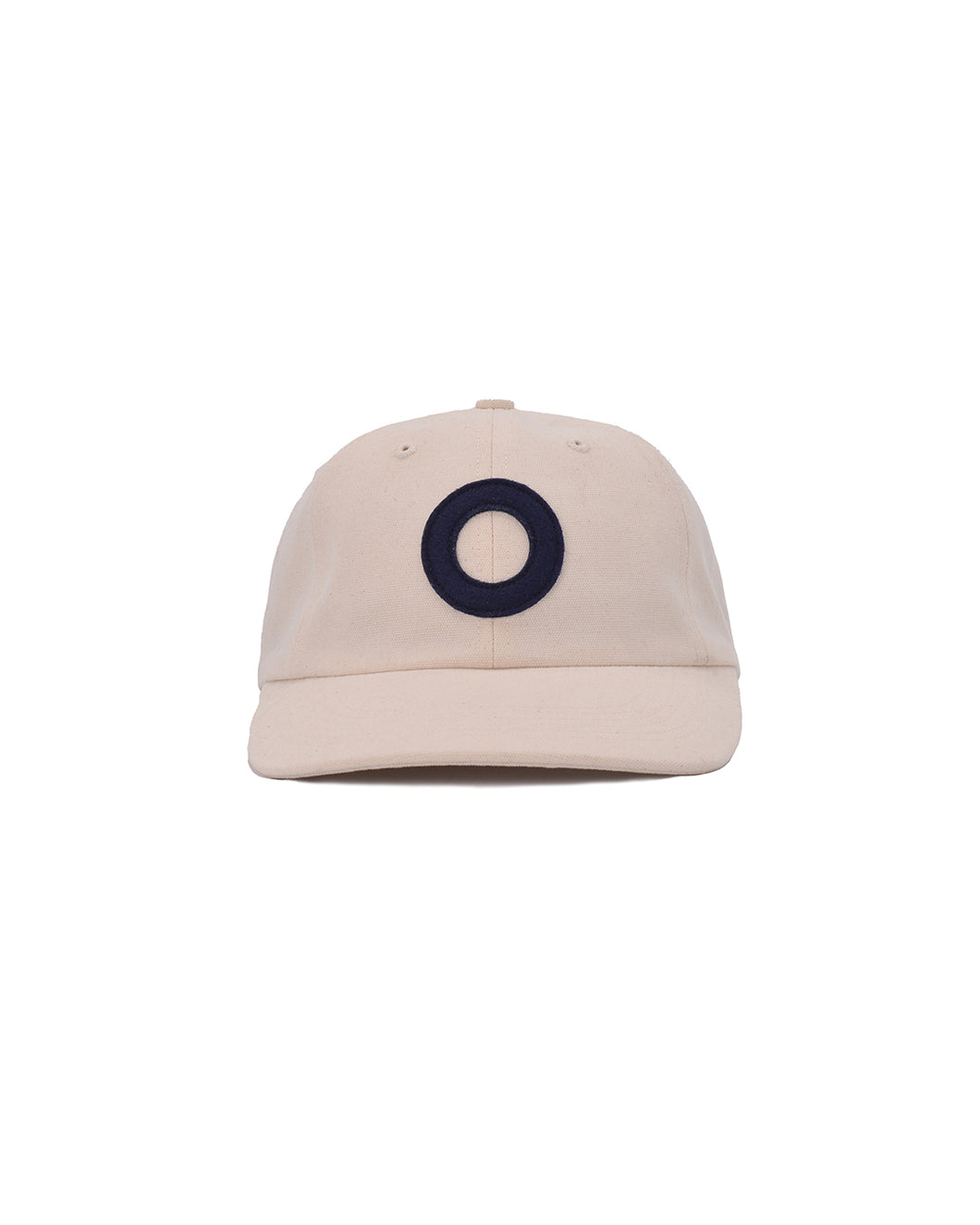 POP O SIX PANEL HAT - OFF WHITE/NAVY