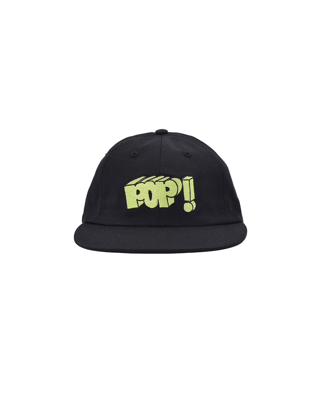 POP RIGHT YEAH SIXPANEL HAT - BLACK