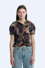 Load image into Gallery viewer, WALKING ON FLOWERS GATHER POLO TOP - BLUSH DRAB

