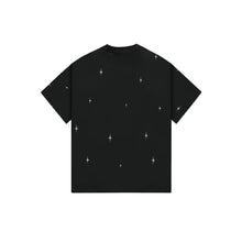 Load image into Gallery viewer, CHROME STAR RELAXED TEE - BLACK
