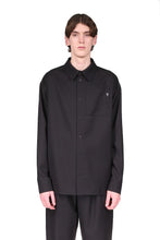 Load image into Gallery viewer, TAILORED BUTTON UP LONGSLEEVE - BLACK
