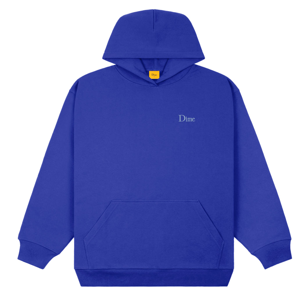 DIME CLASSIC SMALL LOGO HOODIE - ULTRAMARINE