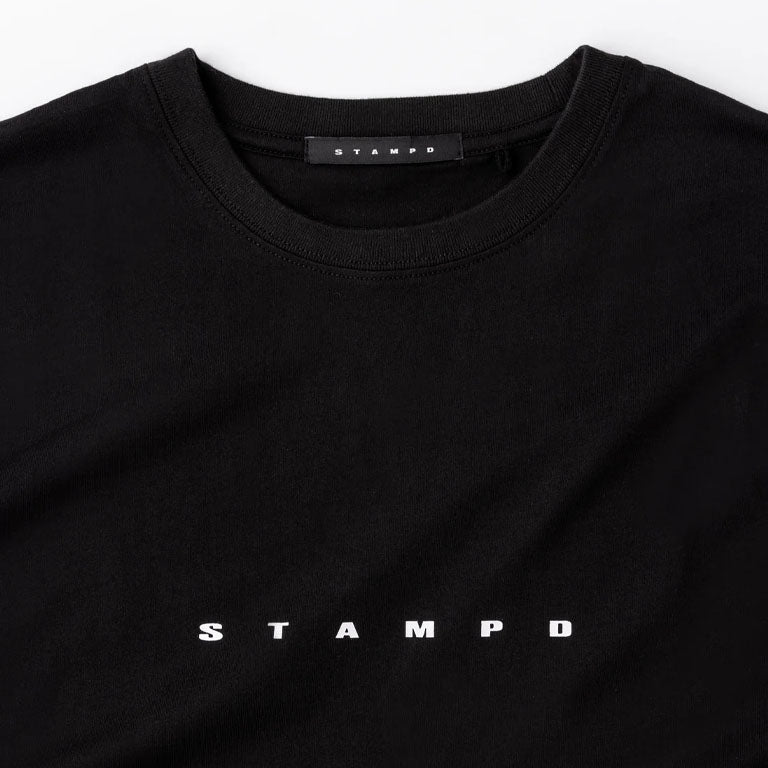 【STAMPD】TONAL STRIKE LOGO PERFECT TEE STRIKE LOGO PERFECT TEE - BLACK – LOCUS