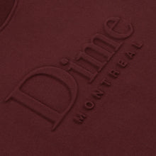 Load image into Gallery viewer, DIME CLASSIC EMBOSSED CREWNECK - PLUM
