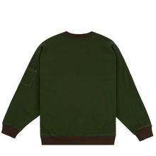 Load image into Gallery viewer, FRENCH TERRY POCKET CREWNECK - FOREST

