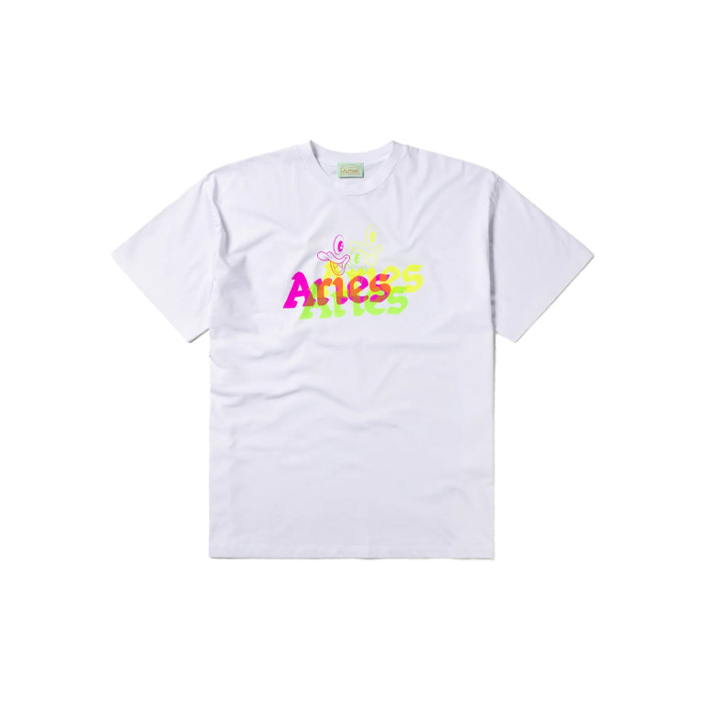 TRIPPY AYE DUCK SS TEE - WHITE