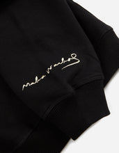 Load image into Gallery viewer, MW MAHA WARHOL EMBROIDERED CREW ORGANIC SWEAT 420 - BLACK
