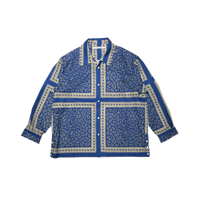 PERSONAL DATA PRINT SHIRT LS - P.BLUE