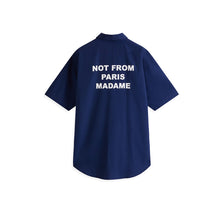 Load image into Gallery viewer, LA CHEMISE SLOGAN - NAVY
