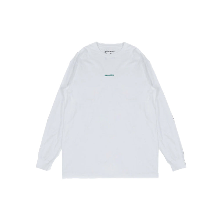 MICRO MAHARISHI L/S T-SHIRT - WHITE