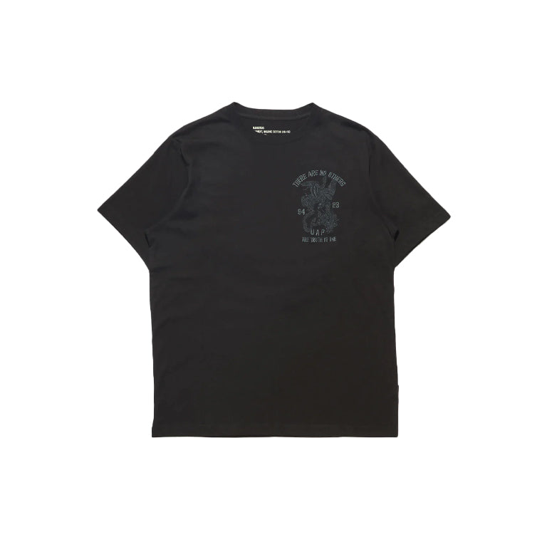 U.A.P. EMBROIDERED T-SHIRT - BLACK