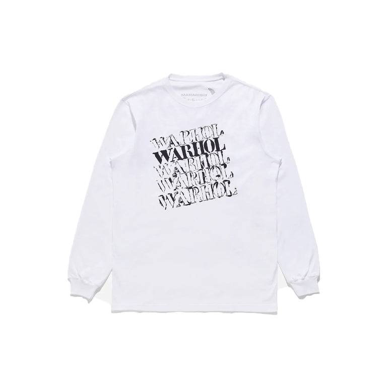 ANDY WARHOL AIRBORNE L/S T-SHIRT - WHITE